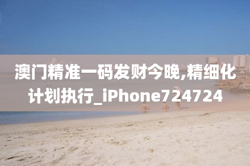 澳门精准一码发财今晚,精细化计划执行_iPhone724724