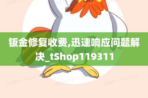 钣金修复收费,迅速响应问题解决_tShop119311