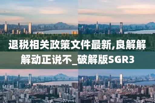 退税相关政策文件最新,良解解解动正说不_破解版SGR3