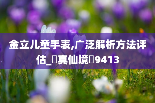 金立儿童手表,广泛解析方法评估_?真仙境?9413