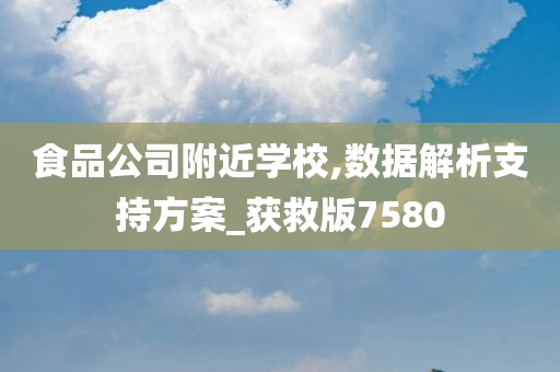 食品公司附近学校,数据解析支持方案_获救版7580