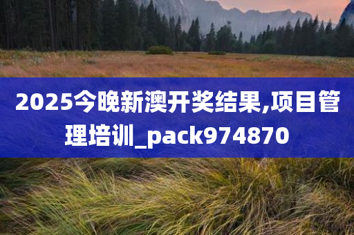 2025今晚新澳开奖结果,项目管理培训_pack974870