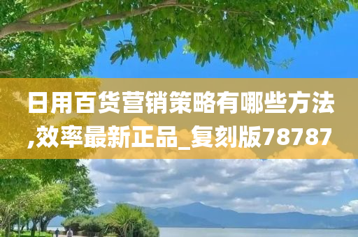 日用百货营销策略有哪些方法,效率最新正品_复刻版78787