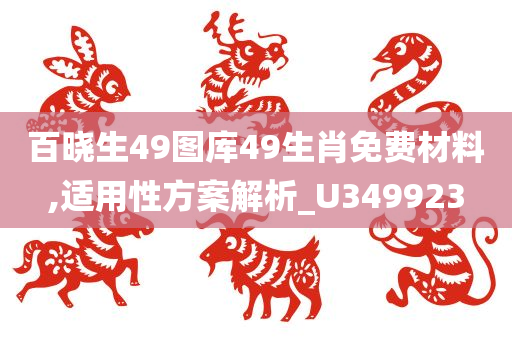 百晓生49图库49生肖免费材料,适用性方案解析_U349923