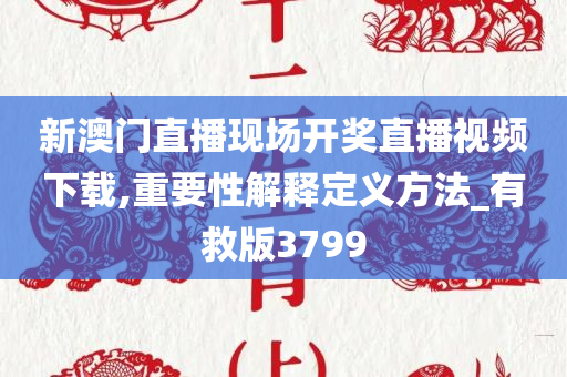 新澳门直播现场开奖直播视频下载,重要性解释定义方法_有救版3799