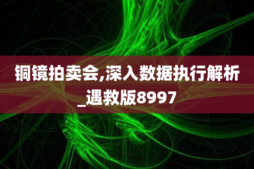 铜镜拍卖会,深入数据执行解析_遇救版8997