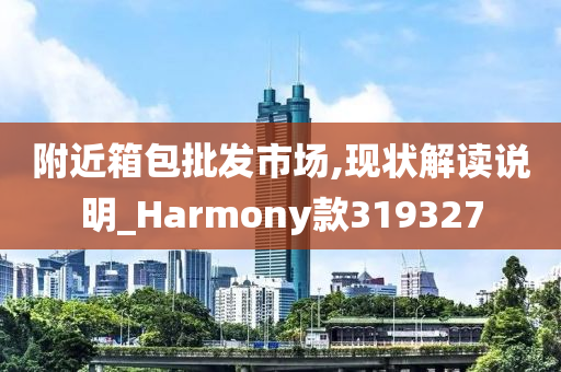 附近箱包批发市场,现状解读说明_Harmony款319327