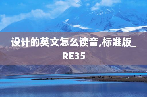 设计的英文怎么读音,标准版_RE35