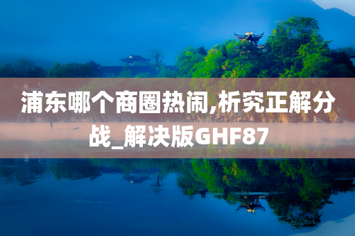 浦东哪个商圈热闹,析究正解分战_解决版GHF87