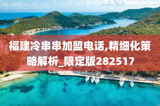 福建冷串串加盟电话,精细化策略解析_限定版282517