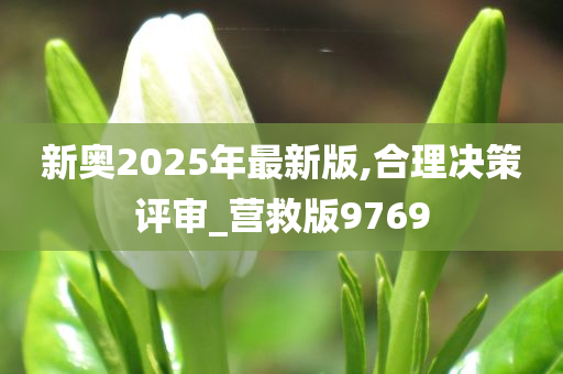 新奥2025年最新版,合理决策评审_营救版9769