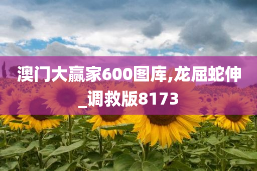 澳门大赢家600图库,龙屈蛇伸_调救版8173