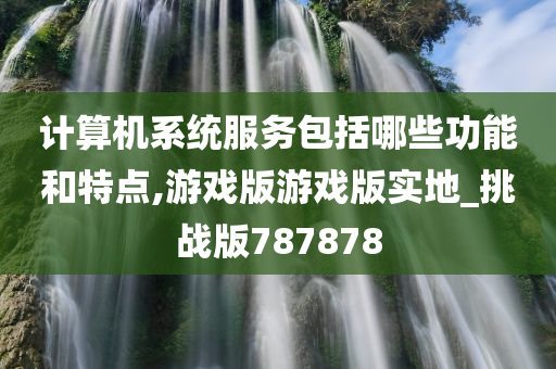 计算机系统服务包括哪些功能和特点,游戏版游戏版实地_挑战版787878