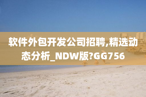 软件外包开发公司招聘,精选动态分析_NDW版?GG756