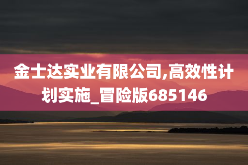 金士达实业有限公司,高效性计划实施_冒险版685146