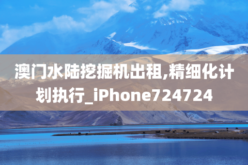 澳门水陆挖掘机出租,精细化计划执行_iPhone724724