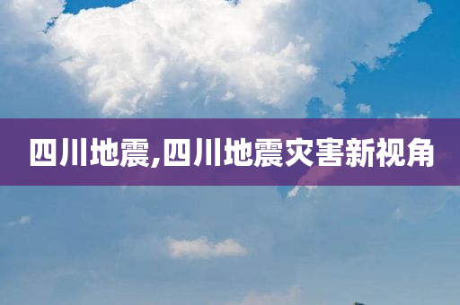 四川地震,四川地震灾害新视角