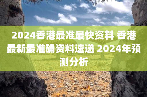 2024香港最准最快资料 香港最新最准确资料速递 2024年预测分析