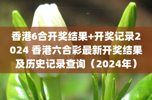 香港6合开奖结果+开奖记录2024 香港六合彩最新开奖结果及历史记录查询（2024年）