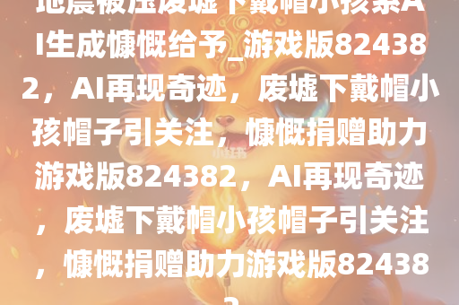 地震被压废墟下戴帽小孩系AI生成慷慨给予_游戏版824382，AI再现奇迹，废墟下戴帽小孩帽子引关注，慷慨捐赠助力游戏版824382，AI再现奇迹，废墟下戴帽小孩帽子引关注，慷慨捐赠助力游戏版824382