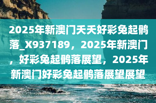 2025年新澳门夭夭好彩兔起鹘落_X937189，2025年新澳门，好彩兔起鹘落展望，2025年新澳门好彩兔起鹘落展望展望