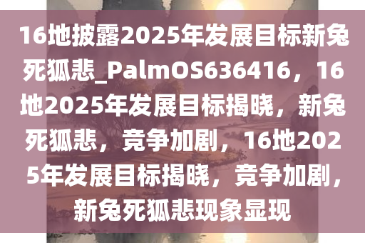 16地披露2025年发展目标新兔死狐悲_PalmOS636416，16地2025年发展目标揭晓，新兔死狐悲，竞争加剧，16地2025年发展目标揭晓，竞争加剧，新兔死狐悲现象显现