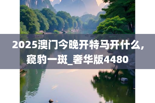 2025澳门今晚开特马开什么,窥豹一斑_奢华版4480