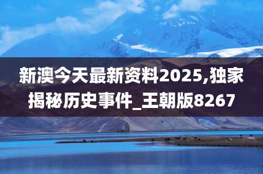 新澳今天最新资料2025,独家揭秘历史事件_王朝版8267