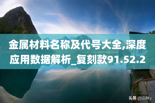 金属材料名称及代号大全,深度应用数据解析_复刻款91.52.20