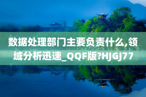 数据处理部门主要负责什么,领域分析迅速_QQF版?HJGJ77