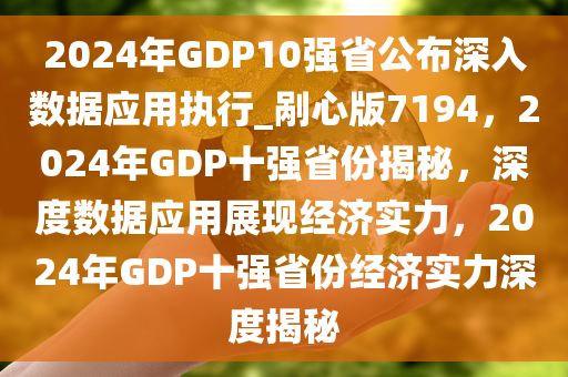 2024年GDP10强省公布深入数据应用执行_剐心版7194，2024年GDP十强省份揭秘，深度数据应用展现经济实力，2024年GDP十强省份经济实力深度揭秘