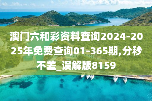 澳门六和彩资料查询2024-2025年免费查询01-365期,分秒不差_误解版8159