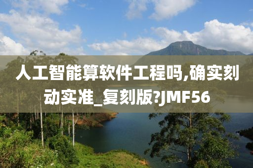 人工智能算软件工程吗,确实刻动实准_复刻版?JMF56