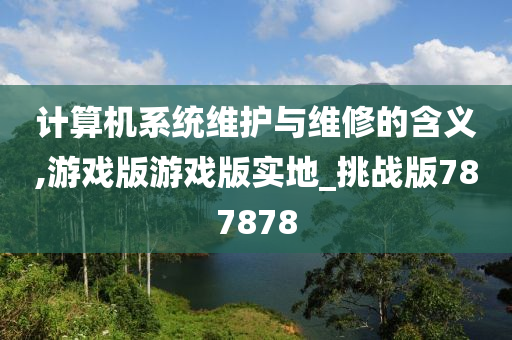 计算机系统维护与维修的含义,游戏版游戏版实地_挑战版787878