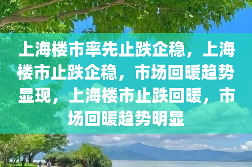 上海楼市率先止跌企稳，上海楼市止跌企稳，市场回暖趋势显现，上海楼市止跌回暖，市场回暖趋势明显