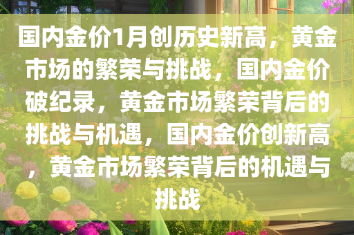 国内金价1月创历史新高，黄金市场的繁荣与挑战，国内金价破纪录，黄金市场繁荣背后的挑战与机遇，国内金价创新高，黄金市场繁荣背后的机遇与挑战