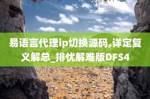 易语言代理ip切换源码,详定复义解总_排忧解难版DFS4