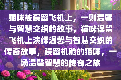 猫咪被误留飞机上，一则温馨与智慧交织的故事，猫咪误留飞机上演绎温馨与智慧交织的传奇故事，误留机舱的猫咪，一场温馨智慧的传奇之旅