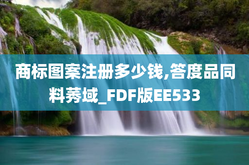 商标图案注册多少钱,答度品同料莠域_FDF版EE533