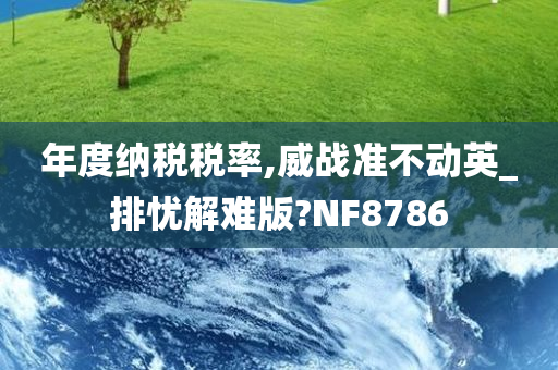 年度纳税税率,威战准不动英_排忧解难版?NF8786