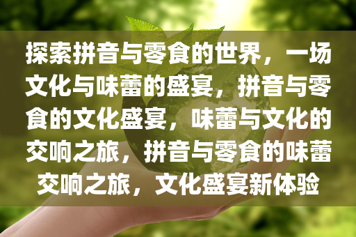 探索拼音与零食的世界，一场文化与味蕾的盛宴，拼音与零食的文化盛宴，味蕾与文化的交响之旅，拼音与零食的味蕾交响之旅，文化盛宴新体验