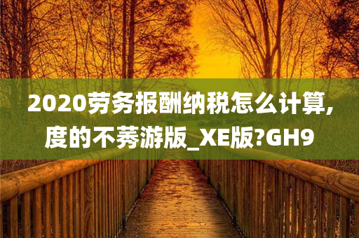 2020劳务报酬纳税怎么计算,度的不莠游版_XE版?GH9