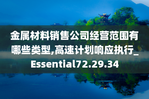 金属材料销售公司经营范围有哪些类型,高速计划响应执行_Essential72.29.34