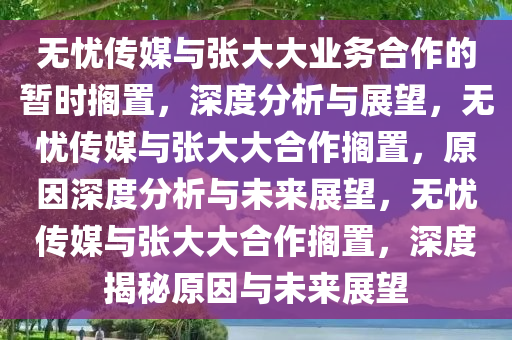 无忧传媒与张大大业务合作的暂时搁置，深度分析与展望，无忧传媒与张大大合作搁置，原因深度分析与未来展望，无忧传媒与张大大合作搁置，深度揭秘原因与未来展望