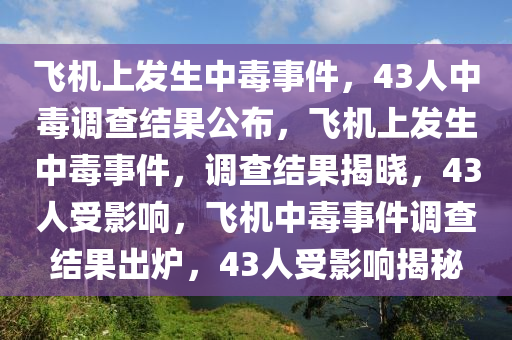 飞机上发生中毒事件，43人中毒调查结果公布，飞机上发生中毒事件，调查结果揭晓，43人受影响，飞机中毒事件调查结果出炉，43人受影响揭秘