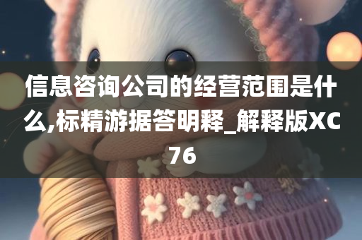 信息咨询公司的经营范围是什么,标精游据答明释_解释版XC76