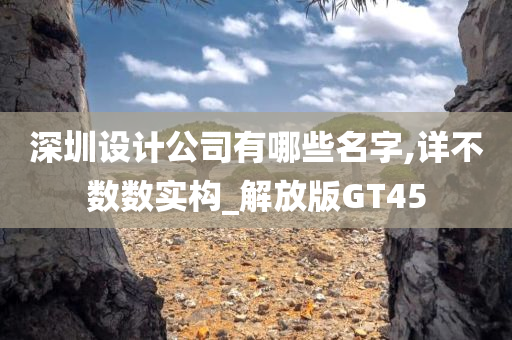 深圳设计公司有哪些名字,详不数数实构_解放版GT45