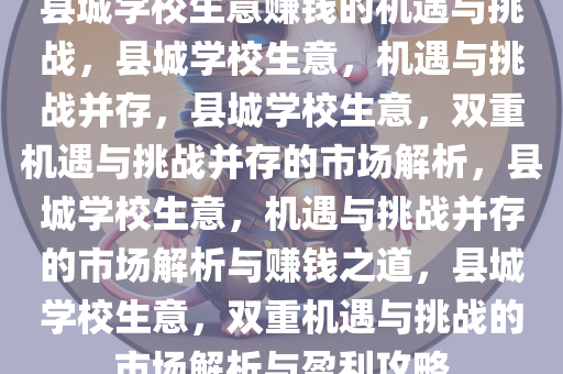 县城学校生意赚钱的机遇与挑战，县城学校生意，机遇与挑战并存，县城学校生意，双重机遇与挑战并存的市场解析，县城学校生意，机遇与挑战并存的市场解析与赚钱之道，县城学校生意，双重机遇与挑战的市场解析与盈利攻略