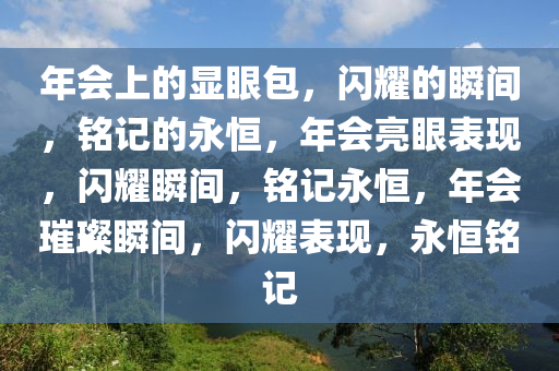 年会上的显眼包，闪耀的瞬间，铭记的永恒，年会亮眼表现，闪耀瞬间，铭记永恒，年会璀璨瞬间，闪耀表现，永恒铭记