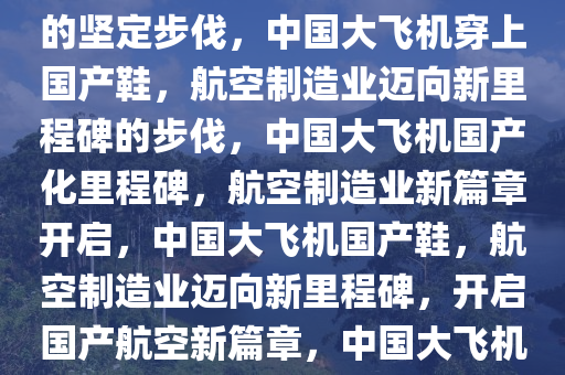 中国大飞机终于穿上了国产鞋——迈向航空制造业新里程碑的坚定步伐，中国大飞机穿上国产鞋，航空制造业迈向新里程碑的步伐，中国大飞机国产化里程碑，航空制造业新篇章开启，中国大飞机国产鞋，航空制造业迈向新里程碑，开启国产航空新篇章，中国大飞机国产化，航空制造业新里程碑的辉煌启航